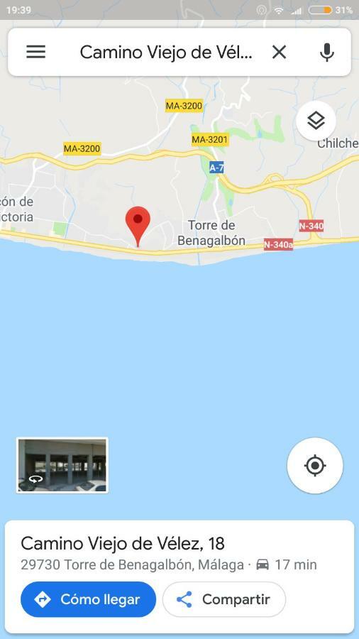 Precioso Atico En Torre De Benagalbon A 20 Metros Del Mar. Appartement Buitenkant foto